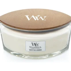 Woodwick Geurkaars Ellipse White Tea & Jasmine