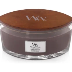 Woodwick Geurkaars Ellipse Sueded Sandalwood