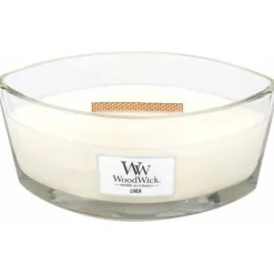 Woodwick Geurkaars Ellipse Linen