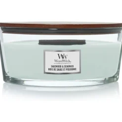 Woodwick Geurkaars Ellipse Sagewood & Seagrass