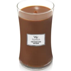 Woodwick Geurkaars Large Stone Washed Suede