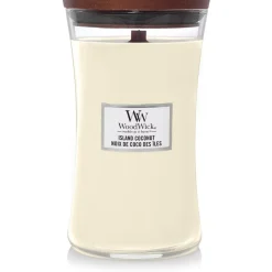 Woodwick Geurkaars Large Island Coconut