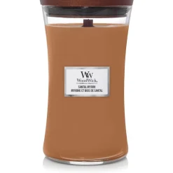 Woodwick Geurkaars Large Santal Myrrh