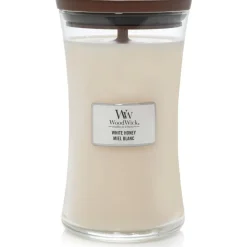 Woodwick Geurkaars Large White Honey