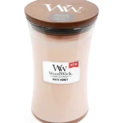 Woodwick Geurkaars Large White Honey