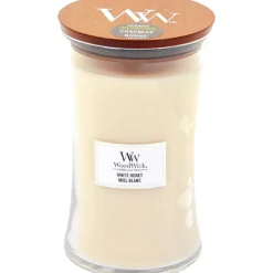Woodwick Geurkaars Large White Honey