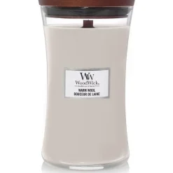 Woodwick Geurkaars Large Warm Wool