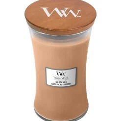 Woodwick Geurkaars Large Golden Milk