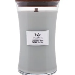 Woodwick Geurkaars Large Lavender & Cedar