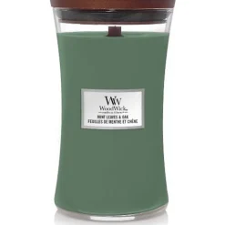 Woodwick Geurkaars Large Mint Leaves & Oak