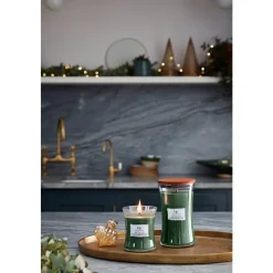 Woodwick Geurkaars Large Mint Leaves & Oak