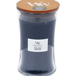 Woodwick Geurkaars Large Indigo Suede