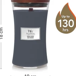 Woodwick Geurkaars Large Indigo Suede