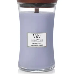 Woodwick Geurkaars Large Lavender Spa