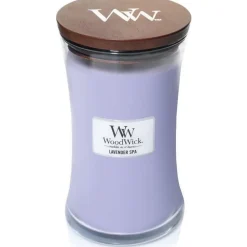 Woodwick Geurkaars Large Lavender Spa