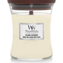 Woodwick Geurkaars Medium Island Coconut