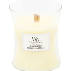 Woodwick Geurkaars Medium Island Coconut