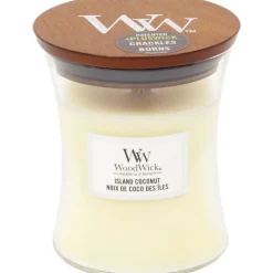 Woodwick Geurkaars Medium Island Coconut
