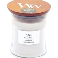 Woodwick Geurkaars Medium Warm Wool