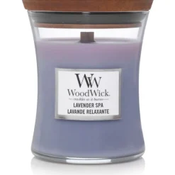 Woodwick Geurkaars Medium Lavender Spa