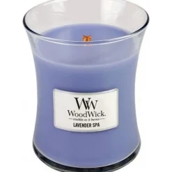 Woodwick Geurkaars Medium Lavender Spa