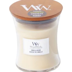 Woodwick Geurkaars Medium Vanilla Bean