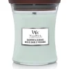 Woodwick Geurkaars Medium Sagewood & Seagrass