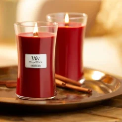Woodwick Geurkaars Medium Cinnamon Chai