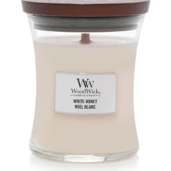 Woodwick Geurkaars Medium White Honey