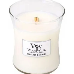 Woodwick Geurkaars Medium White Tea & Jasmine