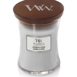 Woodwick Geurkaars Medium Lavender & Cedar