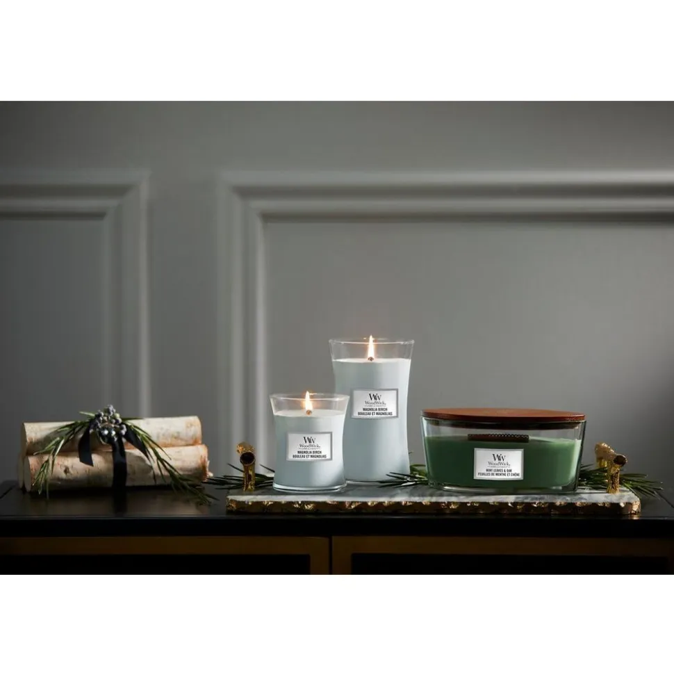 Woodwick Geurkaars Mini Magnolia Birch
