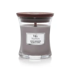 Woodwick Geurkaars Mini Sueded Sandalwood