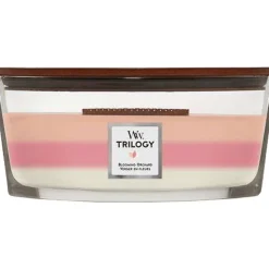 Woodwick Trilogy Geurkaars Ellipse Blooming Orchard