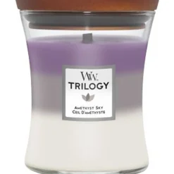 Woodwick Trilogy Geurkaars Medium Amethyst Sky