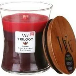 Woodwick Trilogy Geurkaars Medium Sun Ripened Berries
