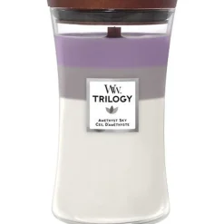 Woodwick Trilogy Geurkaars Large Amethyst Sky