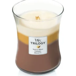 Woodwick Trilogy Geurkaars Medium Cafe Sweets
