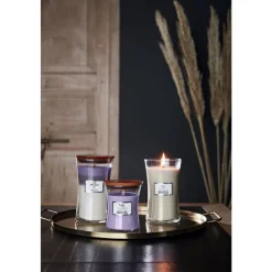Woodwick Trilogy Geurkaars Ellipse Amethyst Sky
