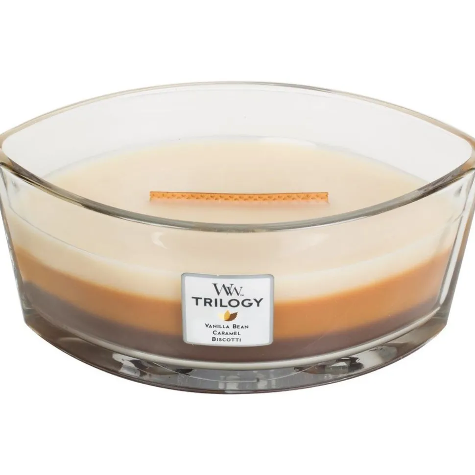 Woodwick Trilogy Geurkaars Ellipse Cafe Sweets