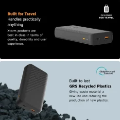 Xtorm 15W Go2 FastCharge Powerbank 20.000 mAh - Charcoal Black - XG2201