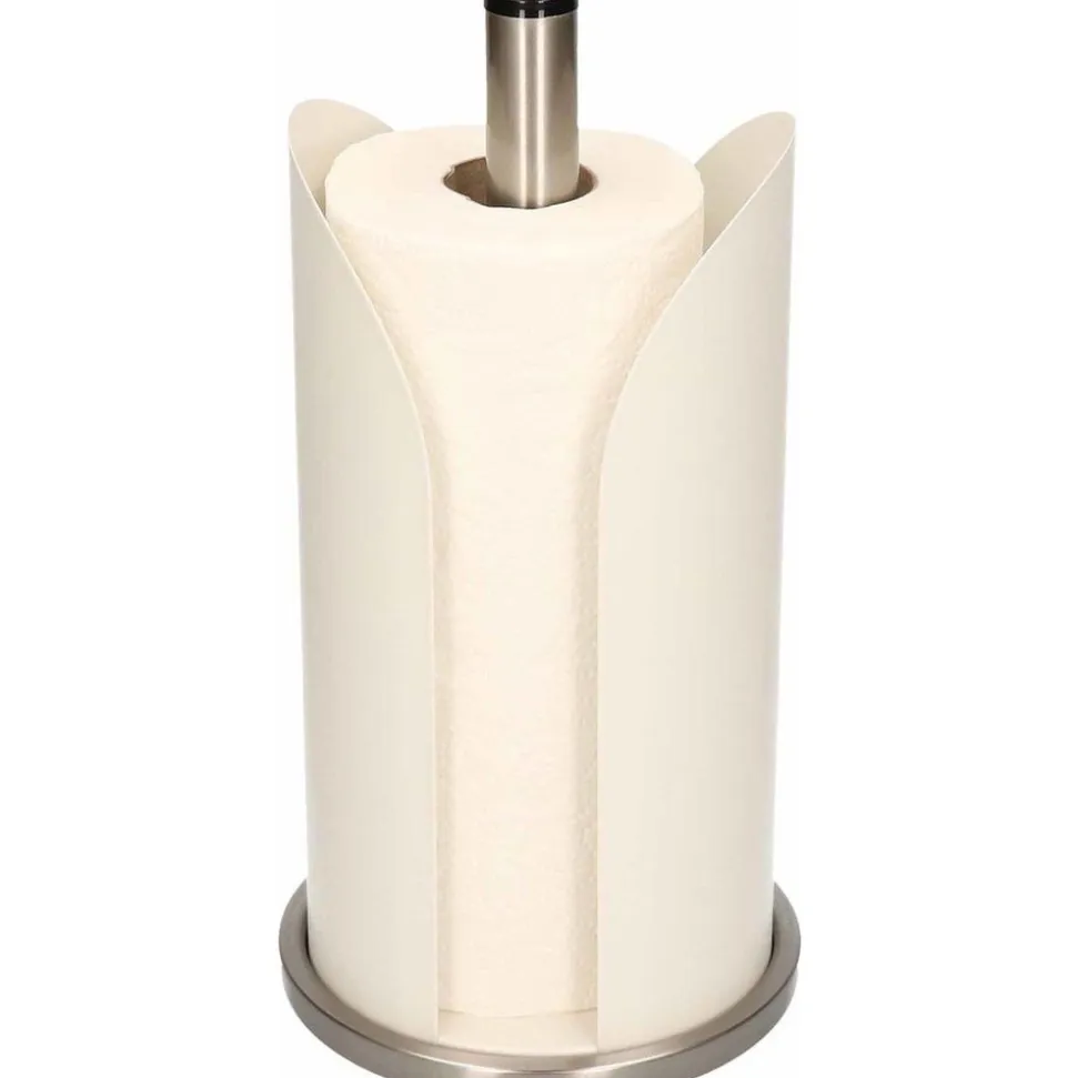 Zeller KEUKENROLHOUDER METAAL WIT