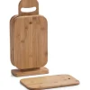 Zeller Ontbijtset 6 snijplanken + standaard bamboehout
