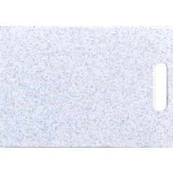 Zeller Snijplank Kunststof granite 36x27cm lichtgrijs