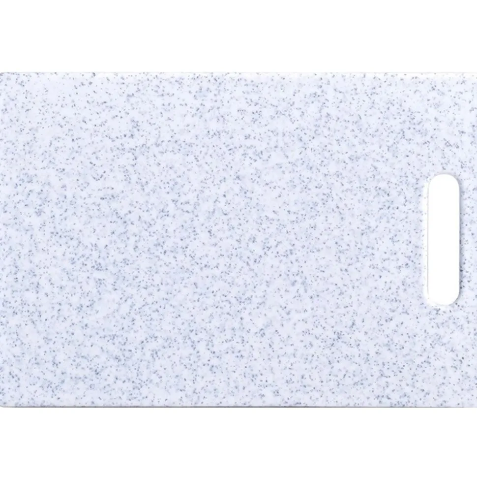 Zeller Snijplank Kunststof granite 36x27cm lichtgrijs