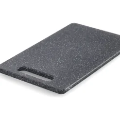 Zeller Snijplank kunststof granite 25X10cm antraciet