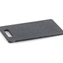 Zeller Snijplank kunststof granite 25X10cm antraciet