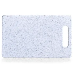 Zeller Snijplank Kunststof granite 25x15cm lichtgrijs