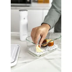 Zwilling Fresh & Save Drip trays 2 stuks voor glazen dozen (1xM/1xL)