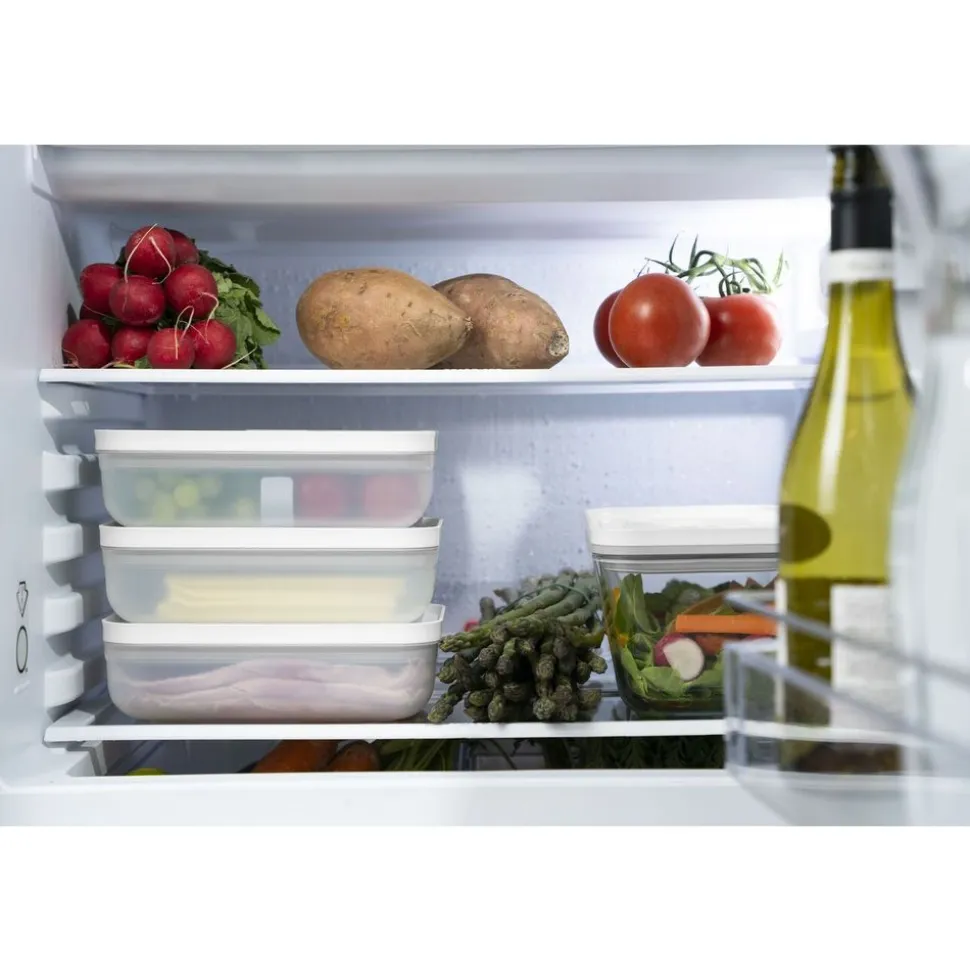 Zwilling Fresh & Save Vacuüm lunchbox L, flat, semi transparant